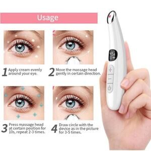 Lumina NRG Skincare Red Light 3-in-1 Eye Massage Eye Lift Sonic Treatment Wand